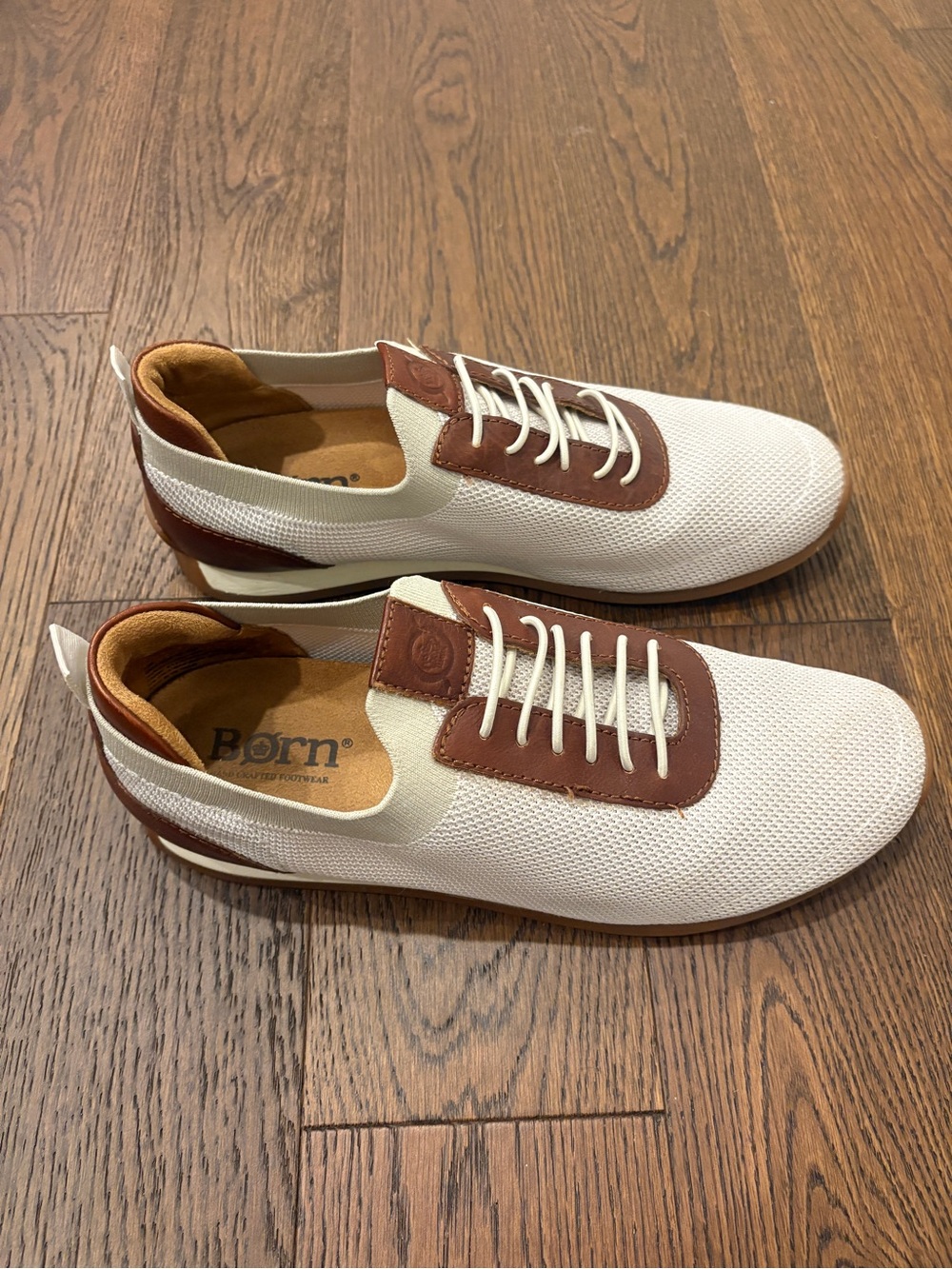 Børn Barrett Men's Sneakers in White Bourbon Knit Men’s Size 11